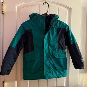 Lands' End Kids Teal and Navy Squall Jacket